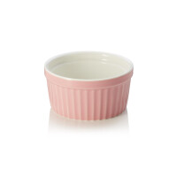 WAS Ragout Fin Set, Ø 9 cm, 130 ml, rosa, 6 Stück, Porzellan