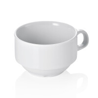 WAS Tasse 180 ml, weiß, Porzellan, 6 Stück,...