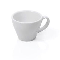 WAS Doppio Espresso Tasse 180 ml, weiß, Porzellan, 6 Stück, Italia Serie