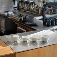 WAS Espresso Doppio Untertasse für 4999018, Ø 15,5 cm, weiß, Porzellan, Italia Serie