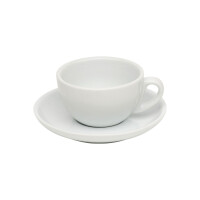 WAS Cappuccino Untertasse für 4999020 & 4998020, Ø15,5 cm, weiß, Porzellan, 6 Stück, Italia Serie