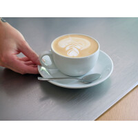 WAS Milchkaffee Untertasse für 4999035, Ø17 cm, weiß, Porzellan, 6 Stück, Italia Serie