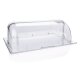 WAS Abdeckhaube mit Roll Top Deckel, GN 1/1, transparent, Polycarbonat, Cover 99 Serie