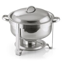 WAS Suppen Chafing Dish 7,5 L, Chromnickelstahl