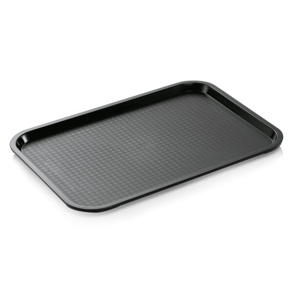 WAS Tablett, rutschhemmend, 41,5 x 31 cm, schwarz, Polypropylen, Tray 92 Serie