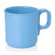 WAS Becher 250 ml, blau, Melamin, Melamine Serie