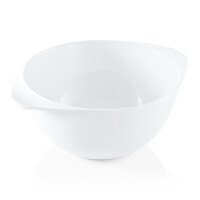 WAS Schale mit Lappengriffen Ø12 cm, weiß, Melamin, 6 Stück, Melamine Serie