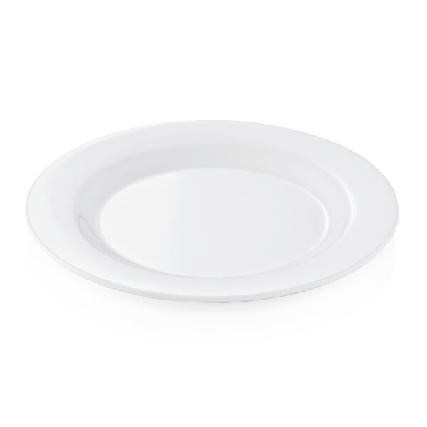 WAS Teller flach Ø 20 cm, weiß, Melamin, Melamine Serie