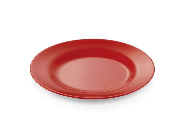 WAS Teller flach Ø 20 cm, rot, Melamin, Melamine Serie