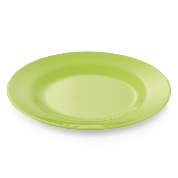 WAS Teller flach Ø 20 cm, grün, Melamin, Melamine Serie