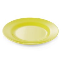 WAS Teller flach Ø 20 cm, gelb, Melamin, Melamine...