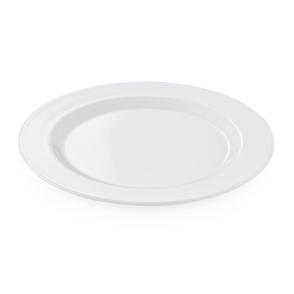 WAS Teller flach Ø 23 cm, weiß, Melamin, Melamine Serie