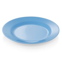 WAS Teller flach Ø 23 cm, blau, Melamin, Melamine...