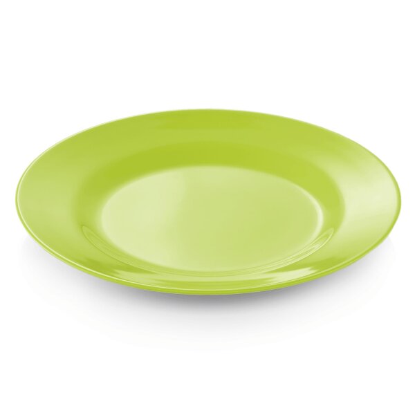 WAS Teller flach Ø 23 cm, grün, Melamin, Melamine Serie