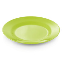 WAS Teller flach Ø 23 cm, grün, Melamin, 12 Stück, Melamine Serie