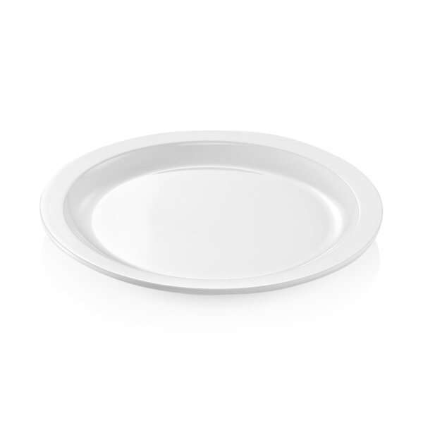 WAS Teller flach Ø 27 cm, weiß, Melamin, Melamine Serie