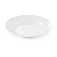 WAS Teller tief Ø 20 cm, weiß, Melamin, 12 Stück, Melamine Serie