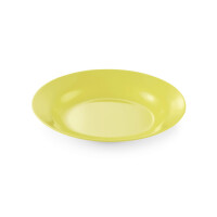 WAS Teller tief Ø 20 cm, gelb, Melamin, 12 Stück, Melamine Serie