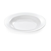 WAS Teller tief Ø 23 cm, weiß, Melamin, 12 Stück, Melamine Serie