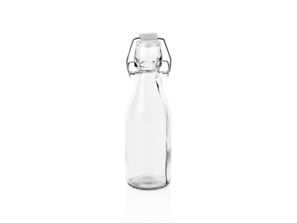 WAS Bügelverschlussflasche, 250 ml, Glas