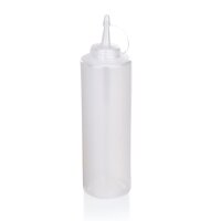 WAS Quetschflasche, 700 ml, transparent, Polyethylen