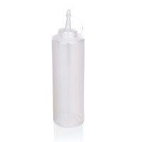 WAS Quetschflasche, 700 ml, transparent, Polyethylen, 6...