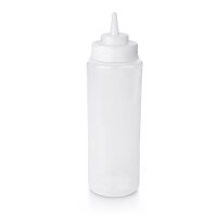 WAS Quetschflasche, 950 ml, transparent, Polyethylen