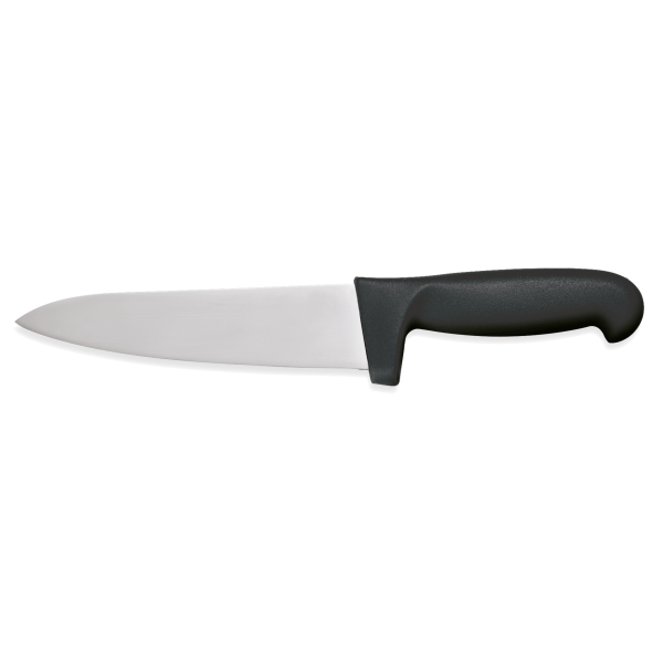 WAS HACCP Kochmesser, 18 cm, schwarz, Edelstahl, Knife 69 HACCP Serie