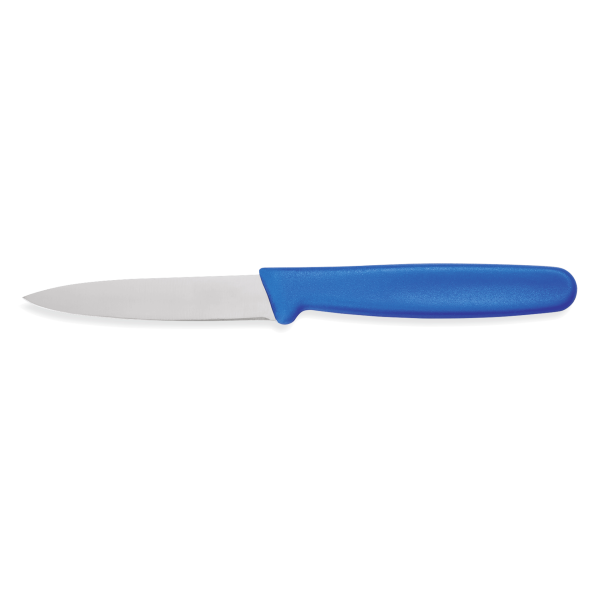 WAS HACCP Schälmesser, 8 cm, blau, Edelstahl, Knife 69 HACCP Serie