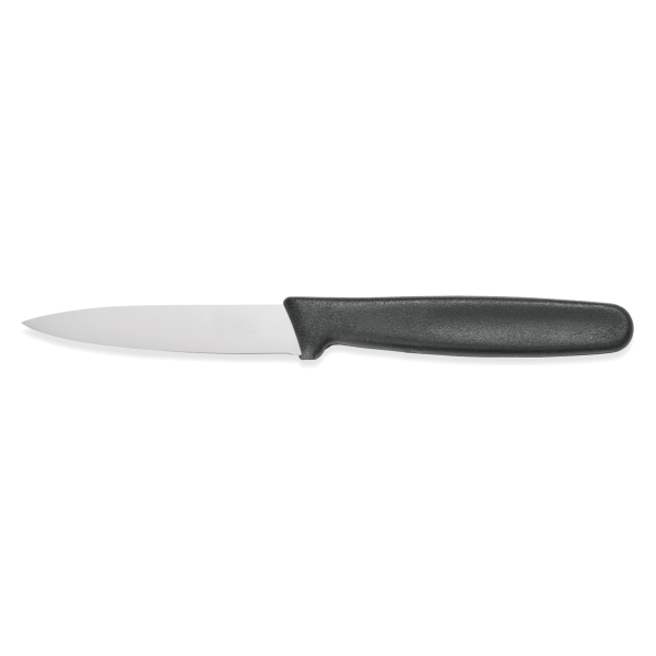 WAS HACCP Schälmesser, 8 cm, schwarz, Edelstahl, Knife 69 HACCP Serie