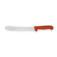 WAS HACCP Schlachtermesser, 25 cm, rot, Edelstahl, Knife...