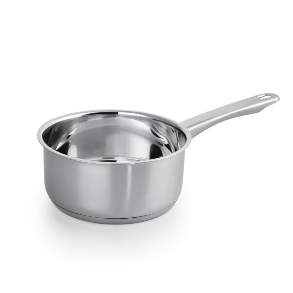 WAS Stielkasserolle 3 L, Chromnickelstahl, Cookware 19 Serie