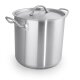 WAS Suppentopf mit Deckel Ø 24 cm, 9 L, Chromnickelstahl, Cookware 53 Serie