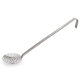 WAS Schaumlöffel Ø 16 cm, 40 cm, Perforation Ø 4 mm, Chromnickelstahl, Kitchen Tool 2085 Serie