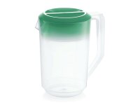 WAS Messbecher mit grünem Deckel, 1,8 L, Polycarbonat