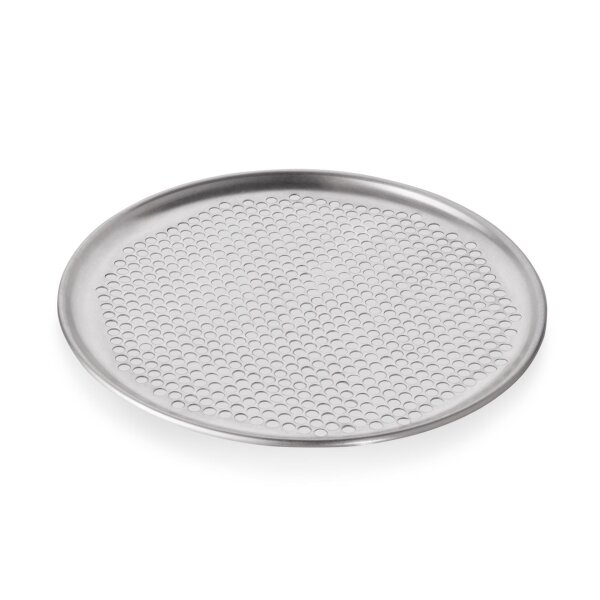 WAS Pizzablech, Ø 25 cm, Perforierung Ø 6,5 mm, Aluminium