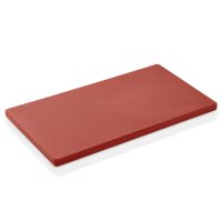 WAS Schneidebrett HACCP 50 x 30 x 2 cm, rot, Polyethylen