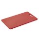 WAS HACCP Schneidebrett mit Griffloch, 40 x 25 x 1,2 cm, rot, Polyethylen