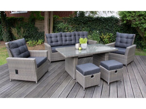 Dining Lounge Set »Asti« braun von bellavista - Home&Garden