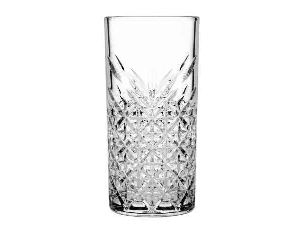 Pasabahce Longdrinkglas Pasabahce 450 ml, Glas, 12 Stück, Timeless Serie