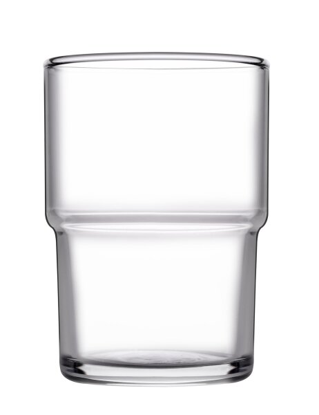 Pasabahce Wasserglas Pasabahce 200 ml, Glas, 12 Stück, Hill Serie