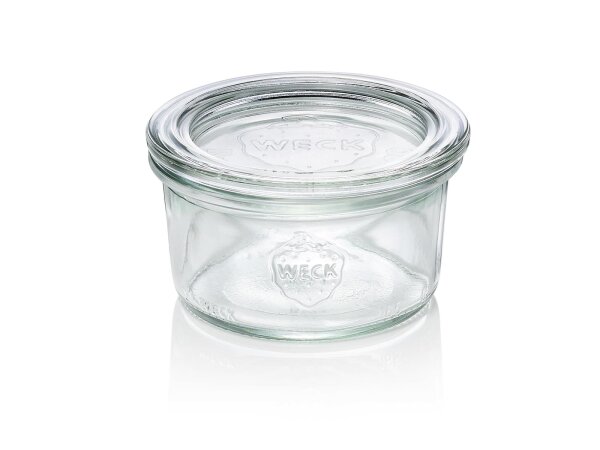 Weck Sturzglas Weck, 165 ml, Glas, 12 Stück, Overturn Serie