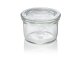 Weck Sturzglas Weck, 200 ml, Glas, 12 Stück, Overturn Serie