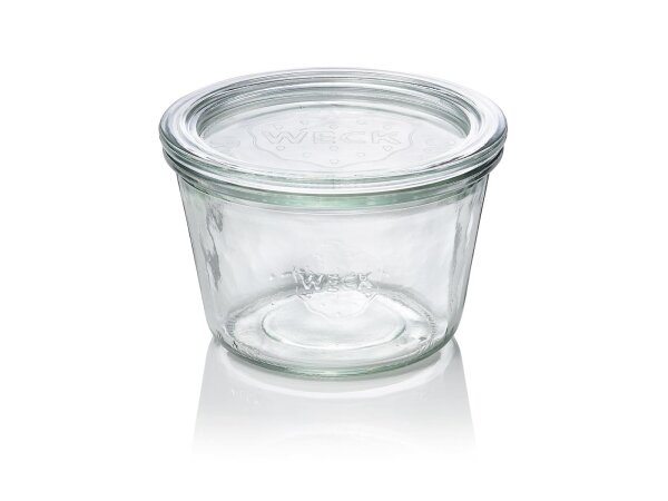 Weck Sturzglas Weck, 370 ml, Glas, 6 Stück, Overturn Serie