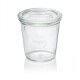 Weck Sturzglas 290 ml Weck, Glas, 6 Stück, Overturn Serie