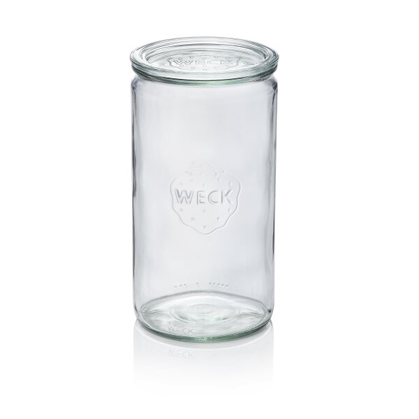 Weck Zylinderglas Weck, 1,6 L, Glas, 6 Stück, Cylinder shape Serie