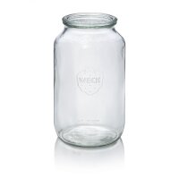 Weck Zylinderglas Weck, 3 L, Glas, 4 Stück, Cylinder...