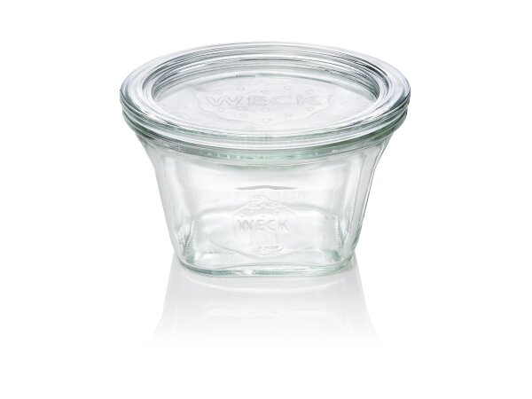 Weck Quadroglas Weck, 290 ml, Glas, 6 Stück, Quadro Serie