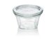 Weck Quadroglas Weck, 290 ml, Glas, 6 Stück, Quadro Serie