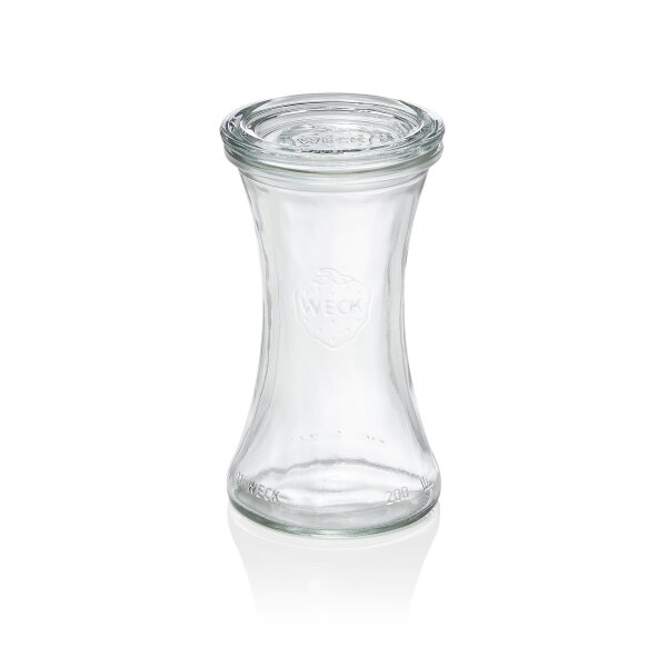 Weck Delikatessenglas Weck, 200 ml, Glas, 6 Stück, Delicacy Serie